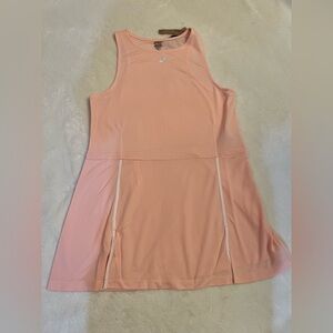 ASICS Women's Peach Tennis Dress NWT - Size M - Lightweight with Side Slits